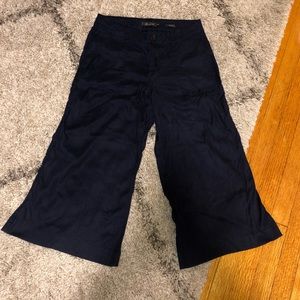 MOVING SALE! Level 99 Wide Cropped Navy Flares